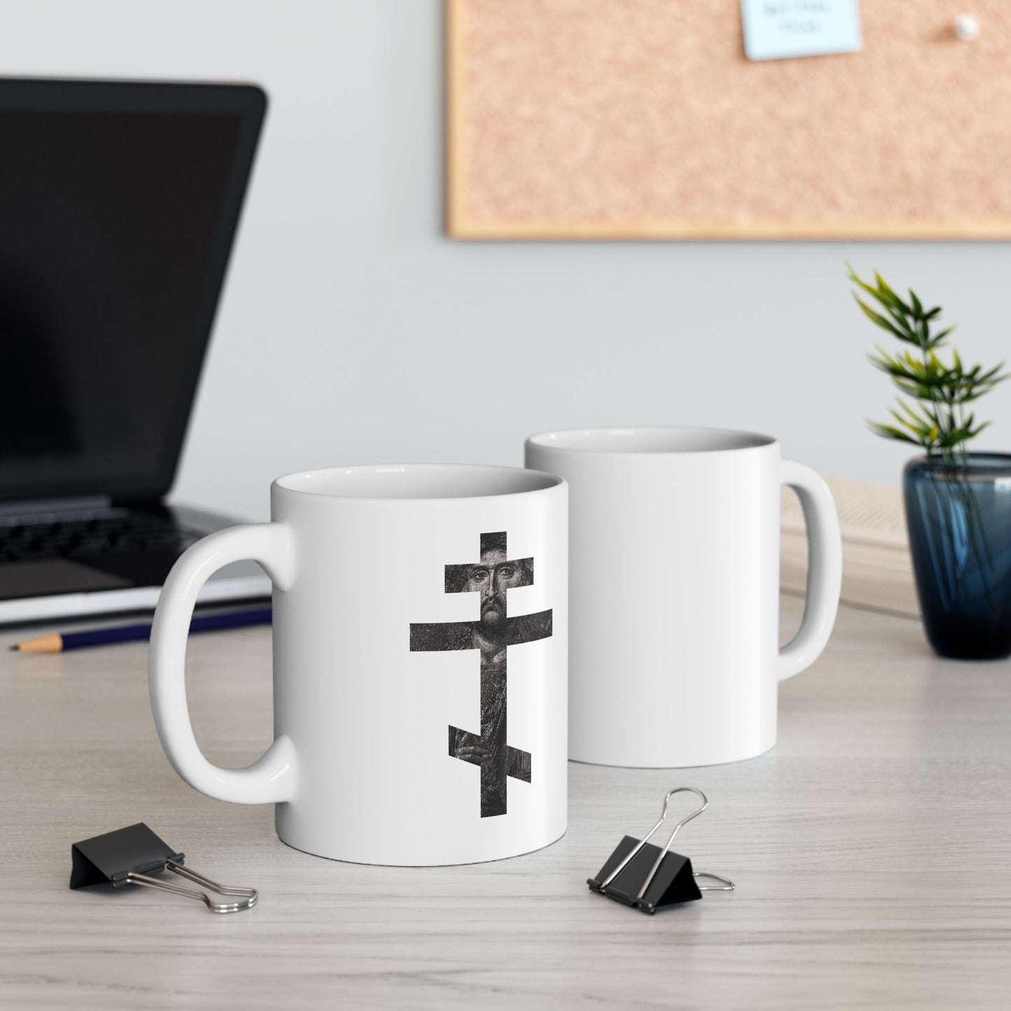 Christ Cross Ceramic Mug (11 oz)