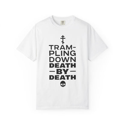 Trampling Down Death by Death Unisex T-Shirt (White)