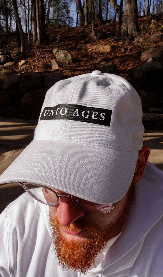 UNTO AGES Baseball Cap (White)