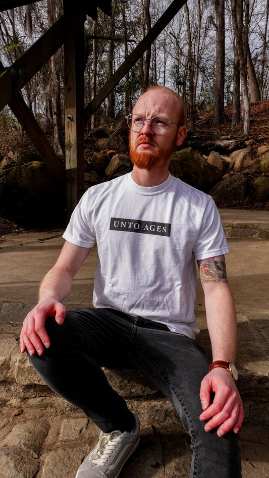 UNTO AGES Unisex T-Shirt (White)
