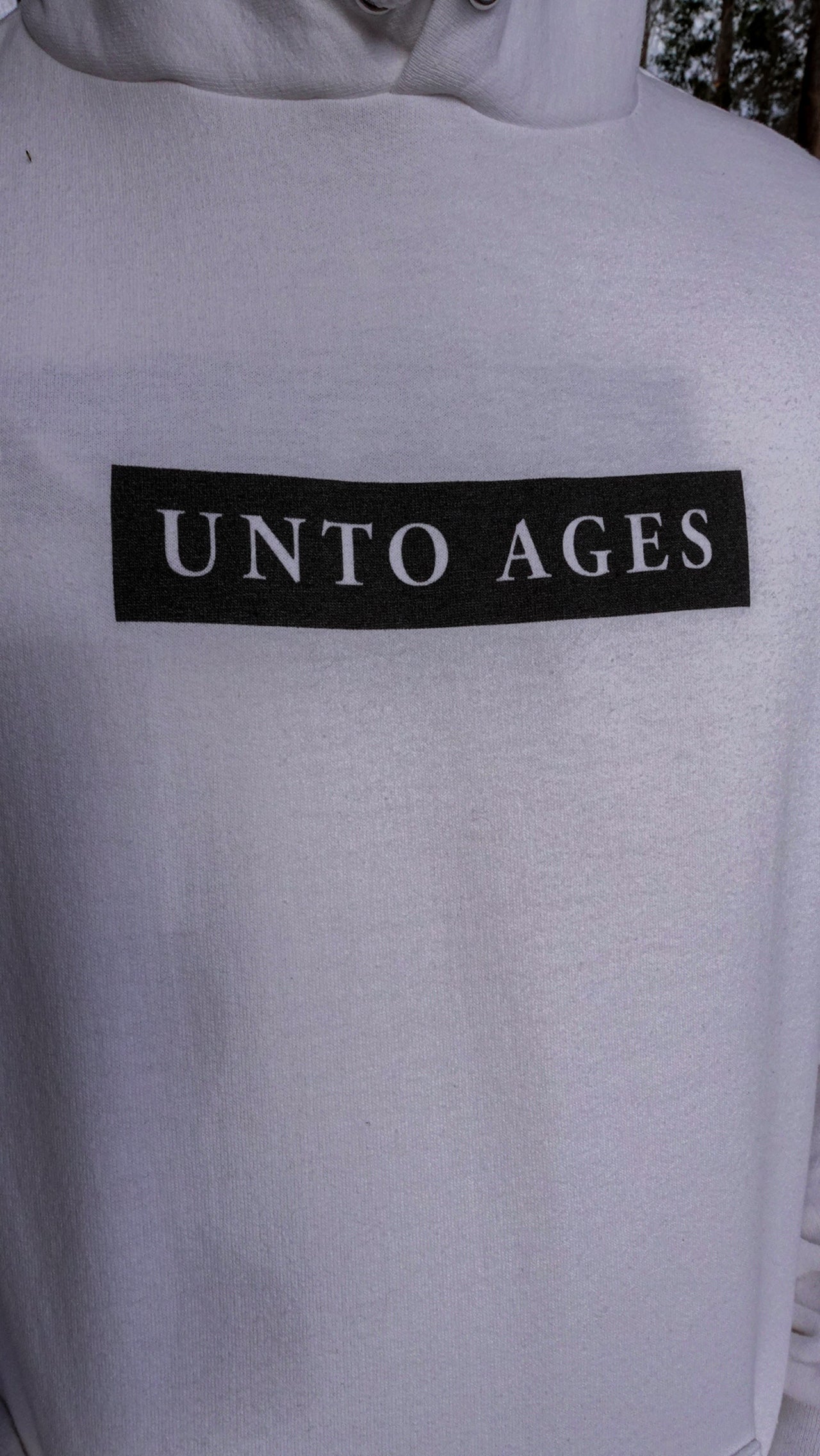 UNTO AGES Hoodie (White)