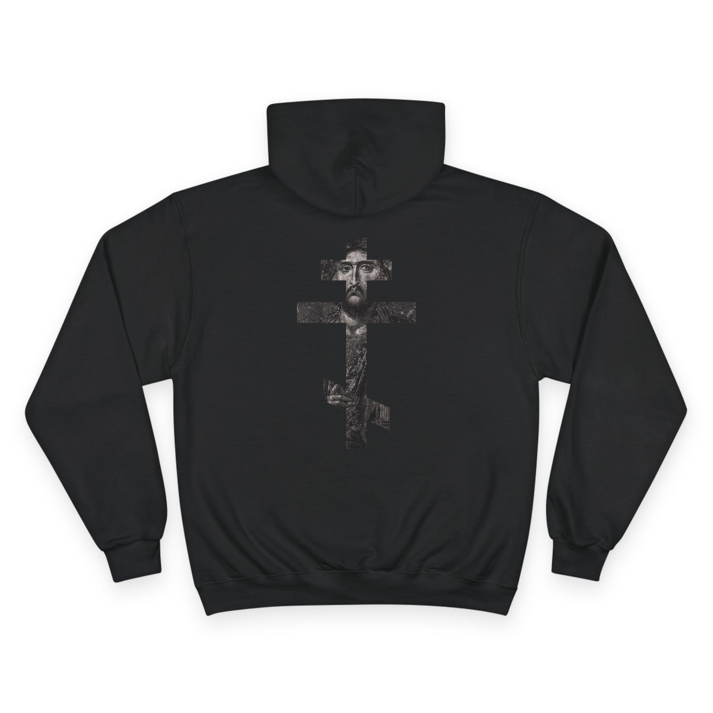 Christ Cross/UNTO AGES Logo Hoodie (Black)