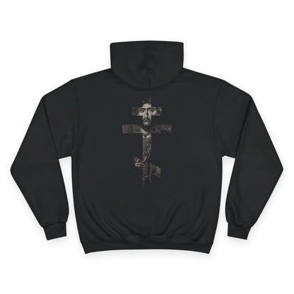 Christ Cross/UNTO AGES Logo Hoodie (Black)